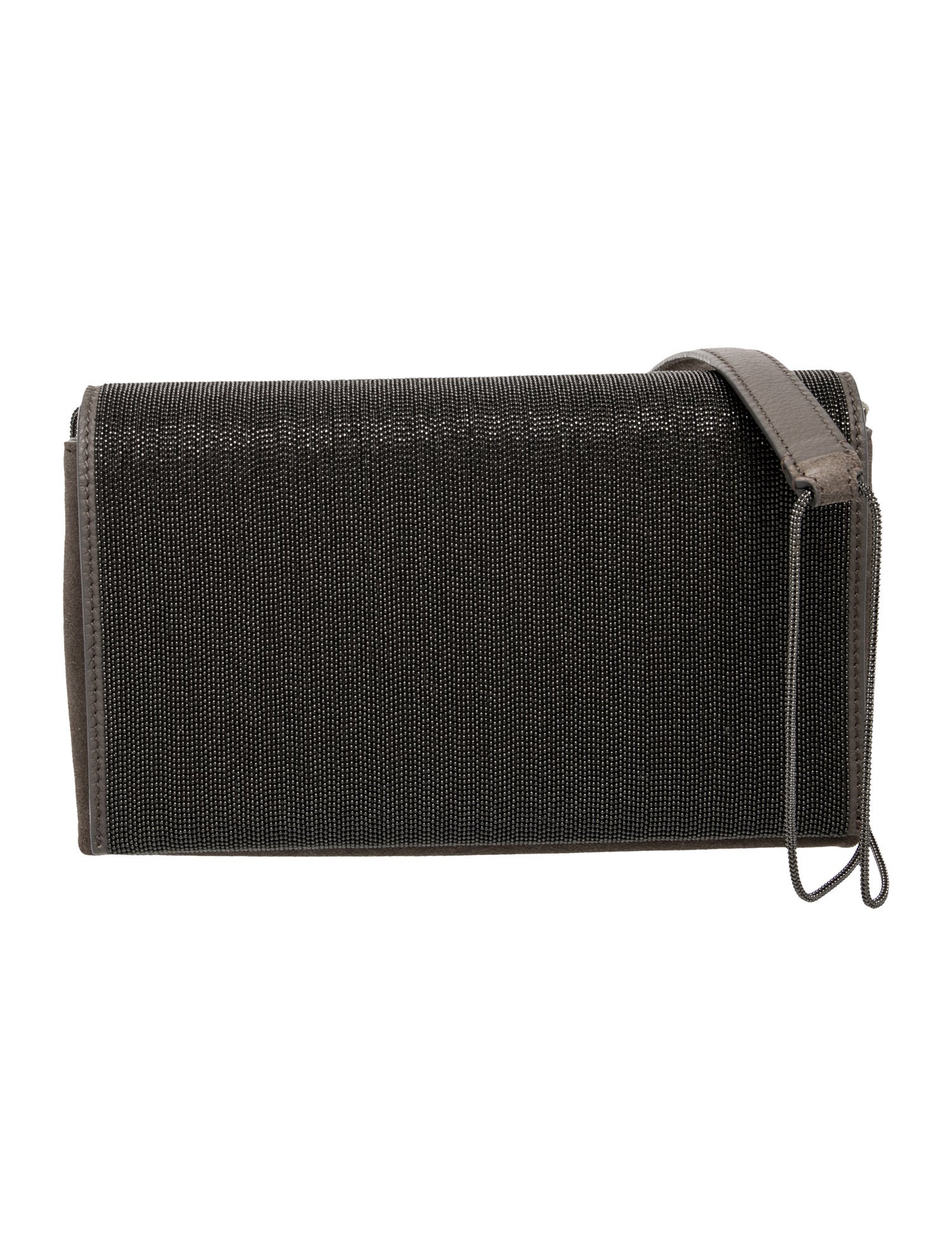 Brunello Cucinelli Suede Evening Bag