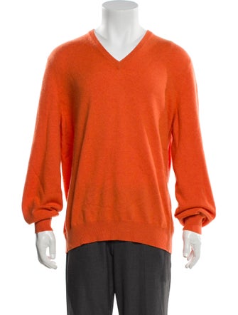 Brunello Cucinelli V-Neck Long Sleeve Pullover