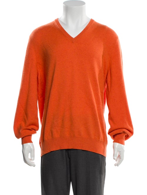 Brunello Cucinelli V-Neck Long Sleeve Pullover