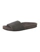Brunello Cucinelli Suede Beaded Accents Slides