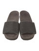 Brunello Cucinelli Suede Beaded Accents Slides