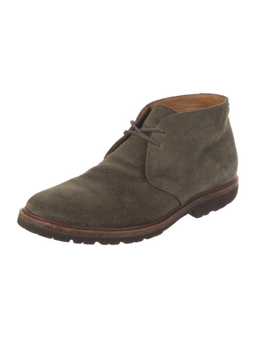 Brunello Cucinelli Suede Lace-Up Boots