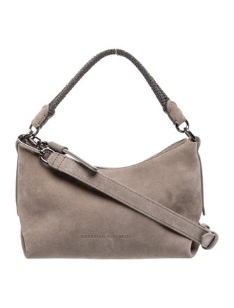Brunello Cucinelli Leather Top Handle Bag