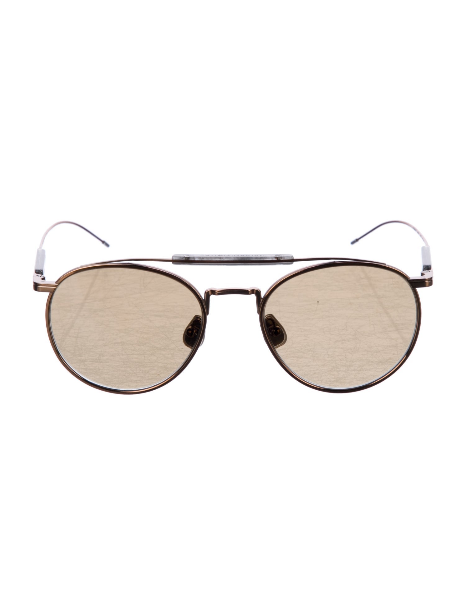 Brunello Cucinelli Round Tinted Sunglasses