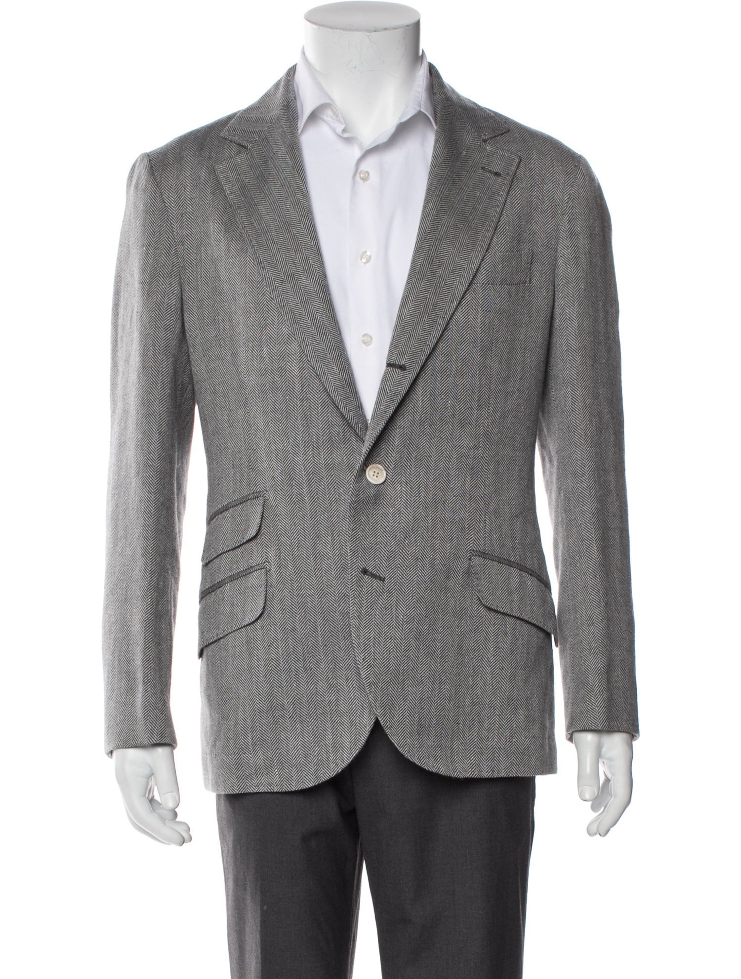Brunello Cucinelli Merino Wool Peacoat