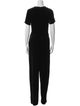Brunello Cucinelli Velvet Crew Neck Jumpsuit