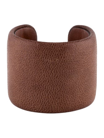 Brunello Cucinelli Leather Cuff Bracelet