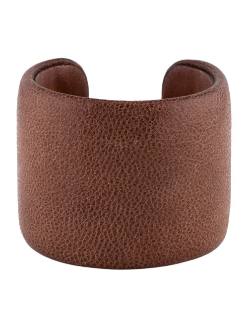 Brunello Cucinelli Leather Cuff Bracelet