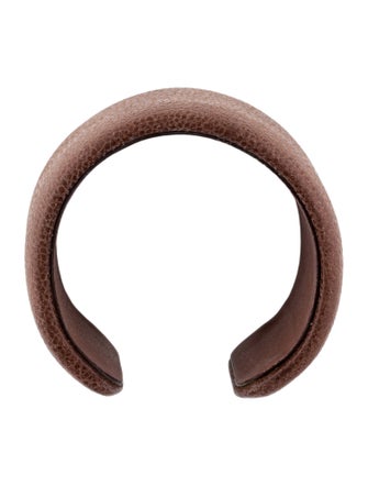 Brunello Cucinelli Leather Cuff Bracelet