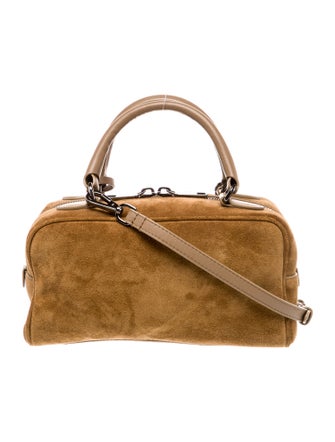 Brunello Cucinelli Suede Top Handle Bag