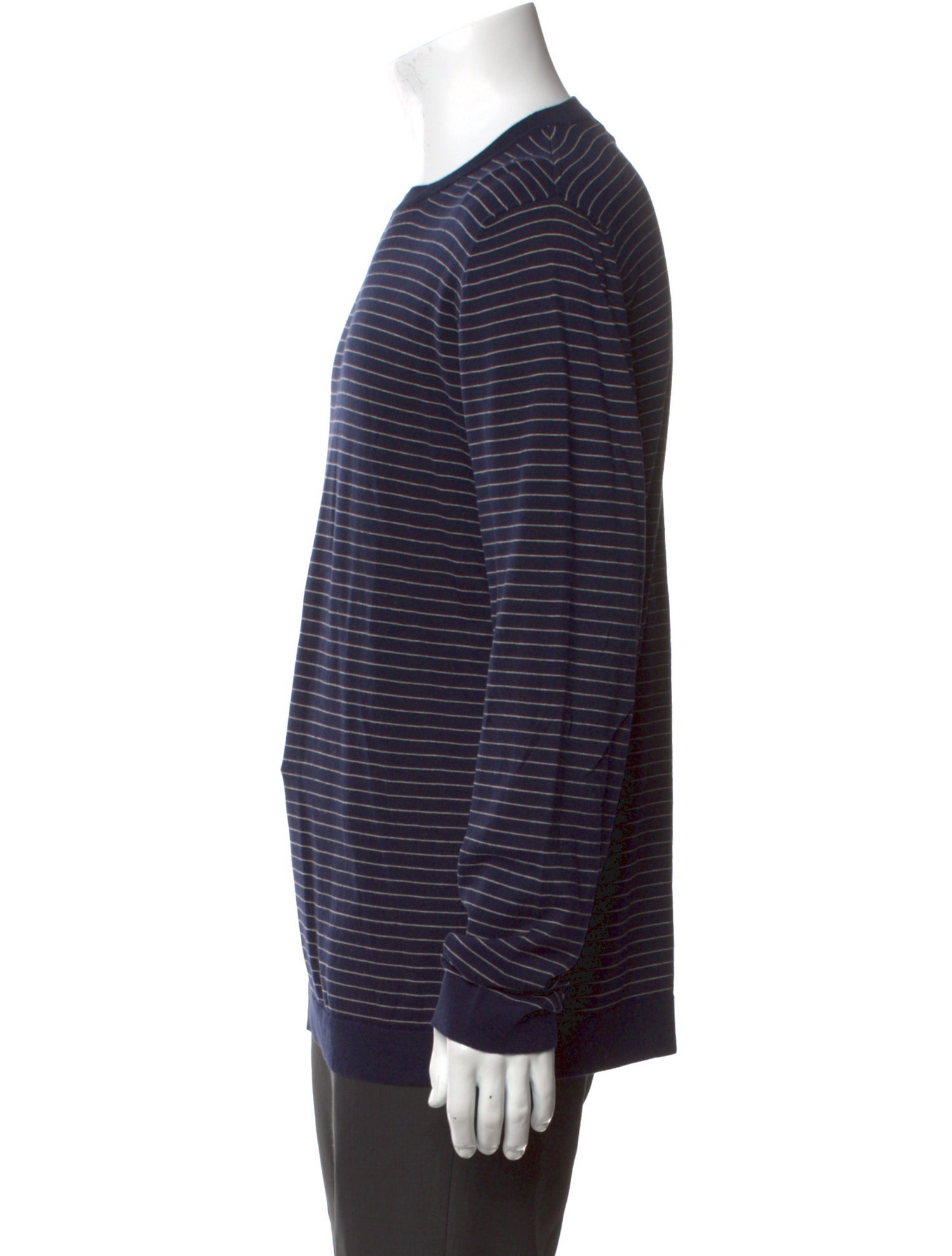 Brunello Cucinelli Striped Crew Neck Pullover