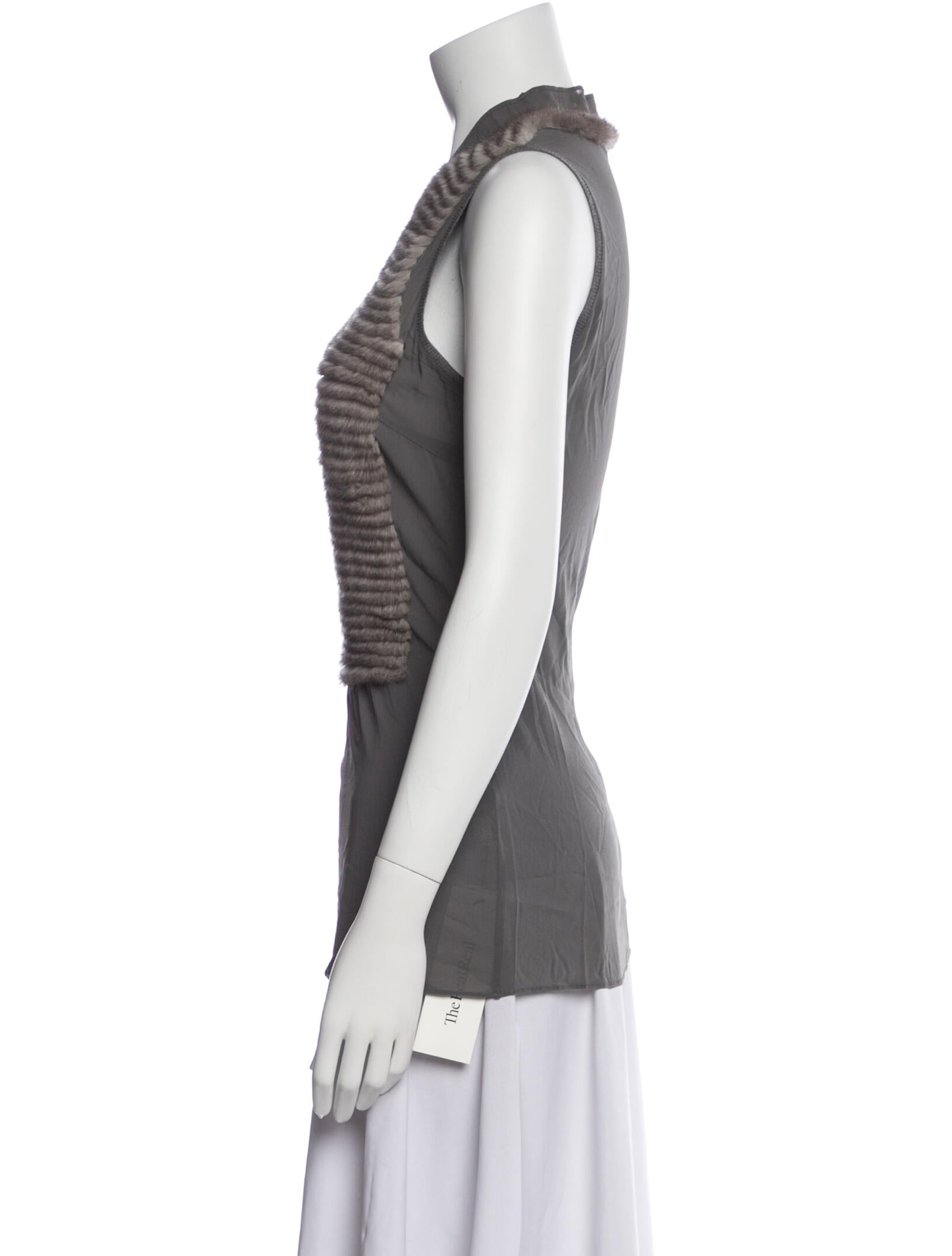 Brunello Cucinelli Silk Cowl Neck Top