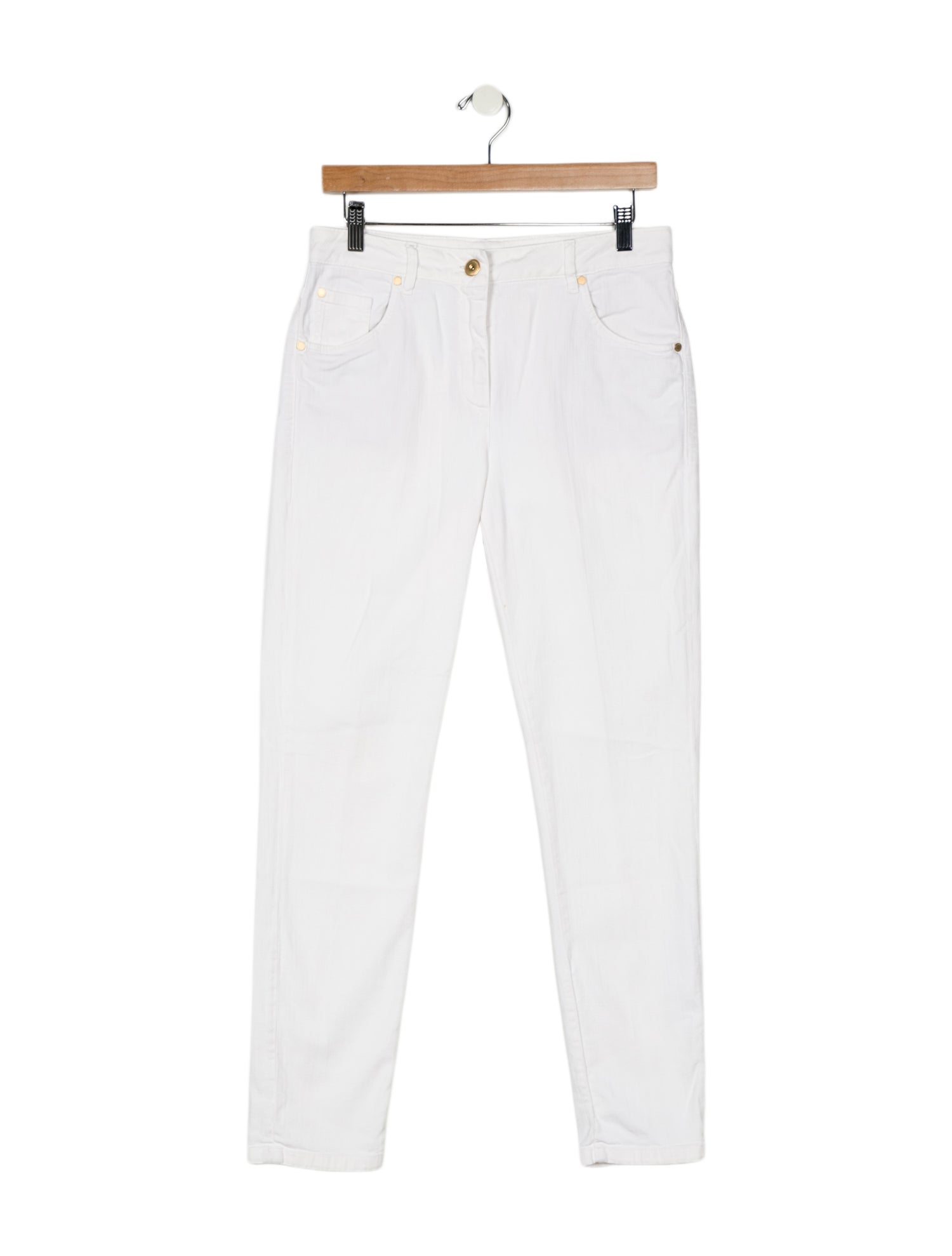 Brunello Cucinelli Mid-Rise Straight Leg Jeans