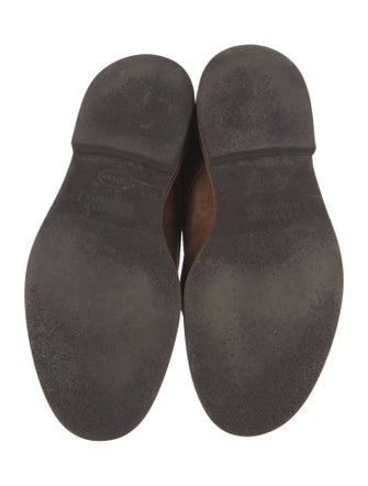 Brunello Cucinelli Suede Lace-Up Boots