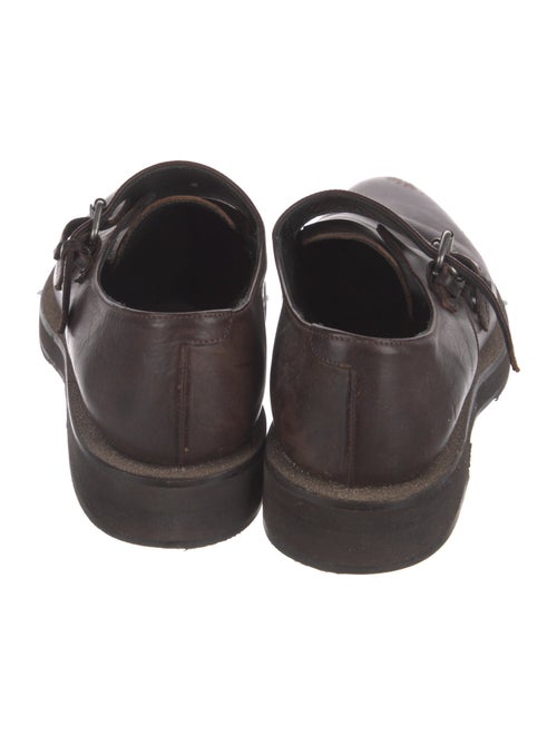 Brunello Cucinelli Leather Glitter Accents Loafers