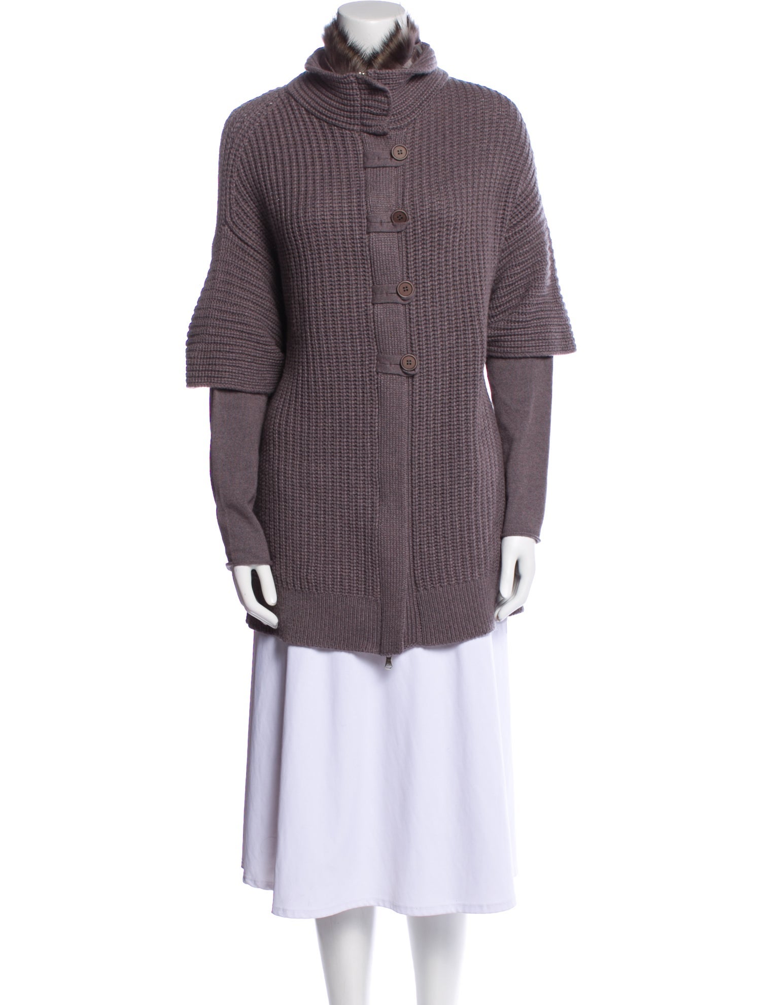 Brunello Cucinelli Cashmere Mock Neck Sweater