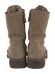 Brunello Cucinelli Monili Suede Combat Boots