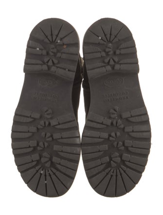 Brunello Cucinelli Monili Suede Combat Boots