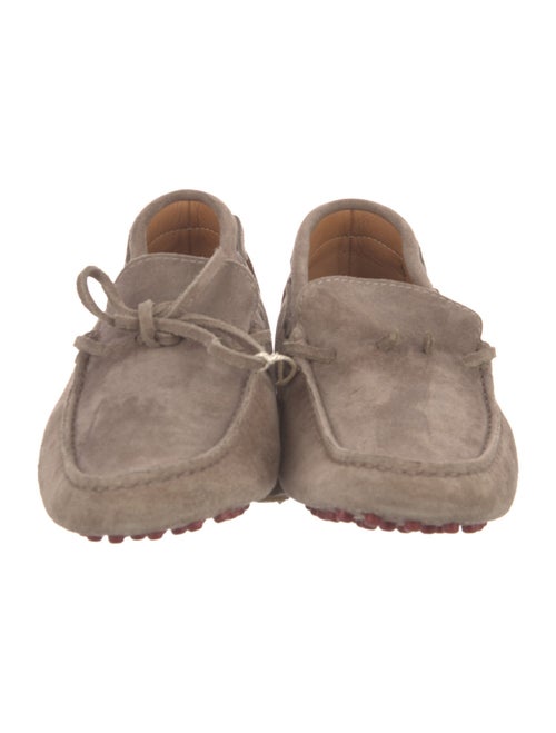 Brunello Cucinelli Suede Bow Accents Drivers