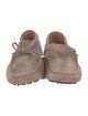 Brunello Cucinelli Suede Bow Accents Drivers