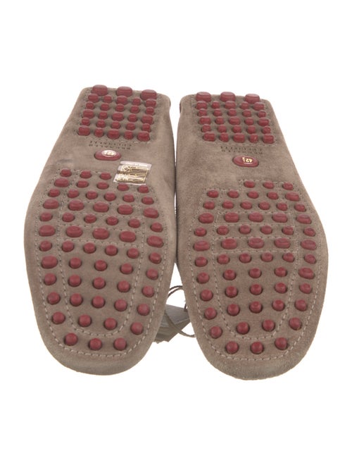 Brunello Cucinelli Suede Bow Accents Drivers