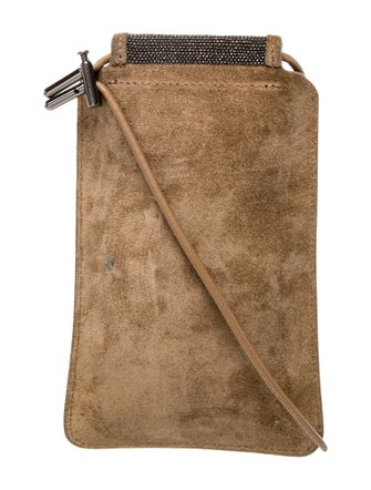 Brunello Cucinelli Suede Crossbody Bag