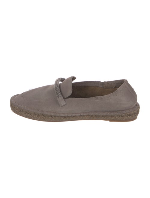 Brunello Cucinelli Monili Suede Espadrilles