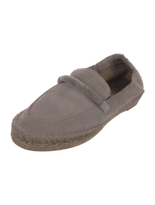 Brunello Cucinelli Monili Suede Espadrilles