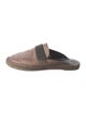 Brunello Cucinelli Monili Leather Mules