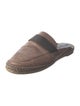 Brunello Cucinelli Monili Leather Mules