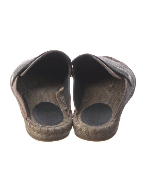 Brunello Cucinelli Monili Leather Mules