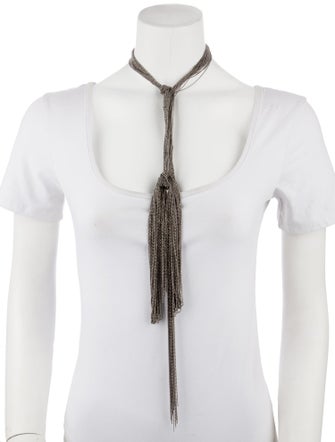 Brunello Cucinelli Beaded Lariat Necklace