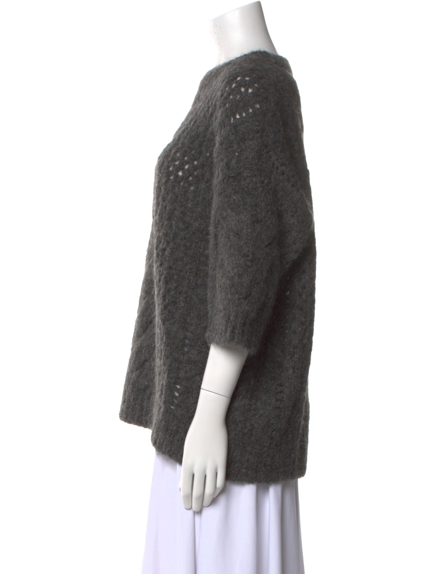 Brunello Cucinelli Alpaca Crew Neck Sweater w/ Tags