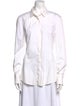 Brunello Cucinelli Long Sleeve Button-Up Top