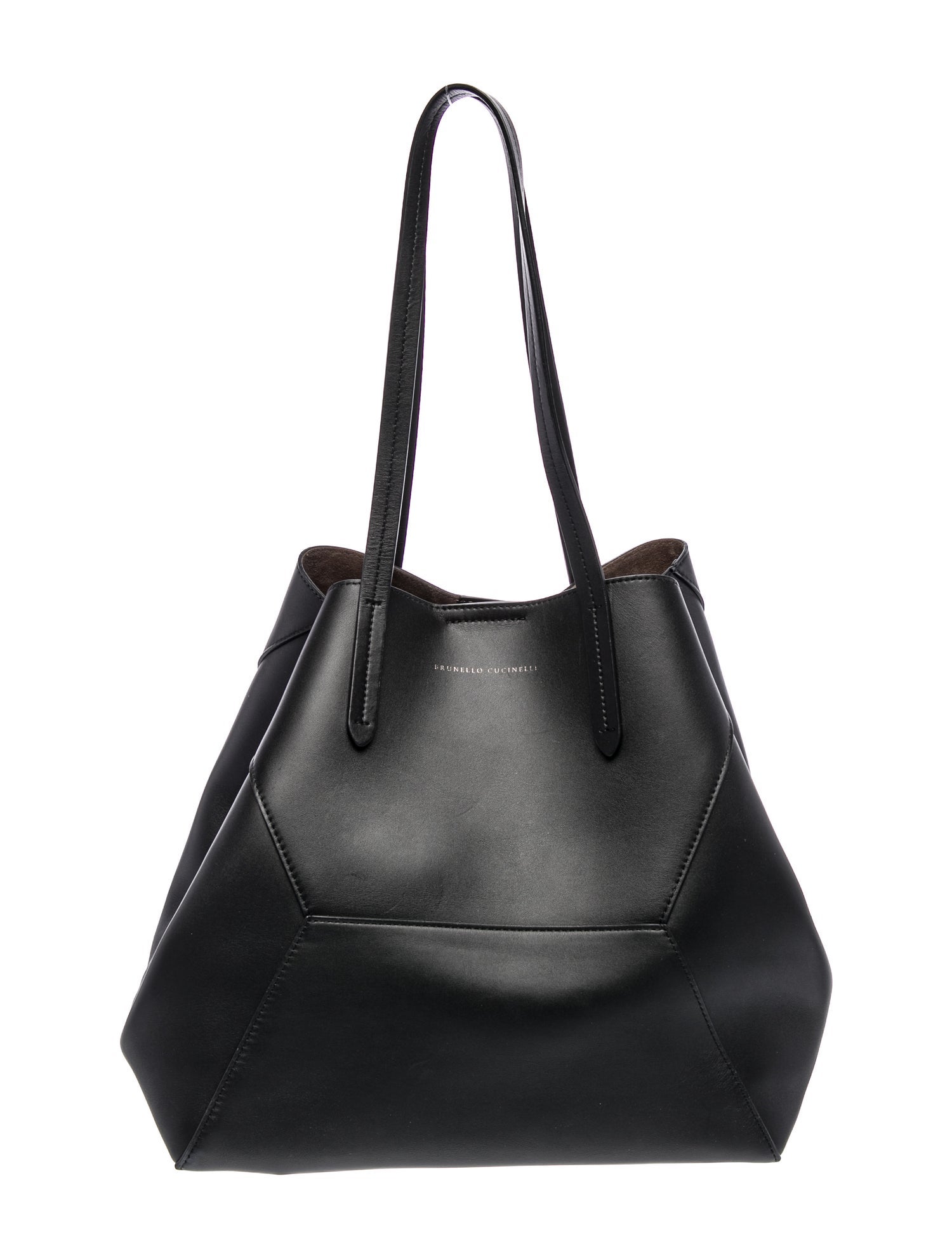 Brunello Cucinelli Leather Bucket Bag