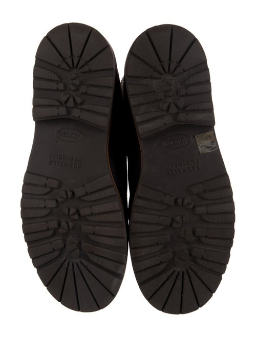 Brunello Cucinelli Leather Hiking Boots