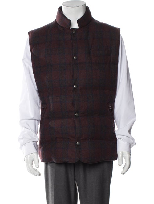 Brunello Cucinelli Plaid Print Vest