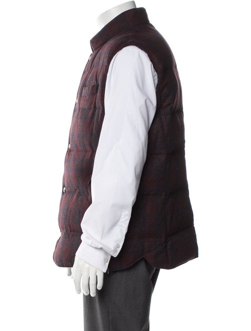 Brunello Cucinelli Plaid Print Vest