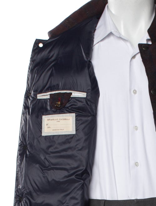 Brunello Cucinelli Plaid Print Vest