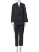 Brunello Cucinelli Linen Striped Pantsuit