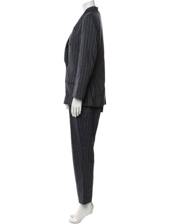 Brunello Cucinelli Linen Striped Pantsuit