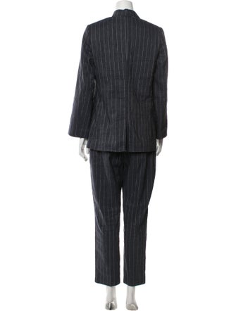 Brunello Cucinelli Linen Striped Pantsuit