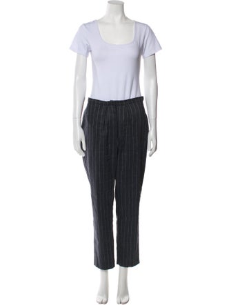 Brunello Cucinelli Linen Striped Pantsuit