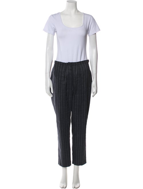 Brunello Cucinelli Linen Striped Pantsuit