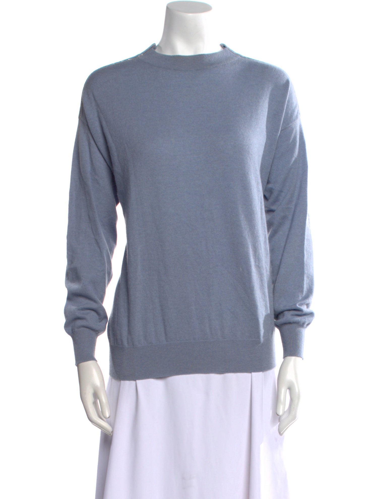 Brunello Cucinelli Cashmere Mock Neck Sweater