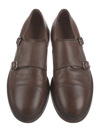 Brunello Cucinelli Leather Monk Straps