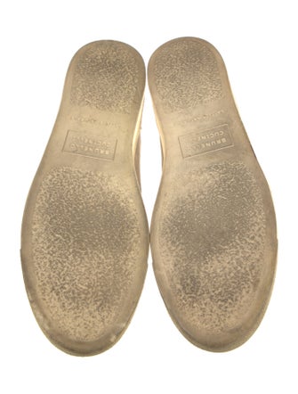 Brunello Cucinelli Suede Lasercut Accents Sneakers