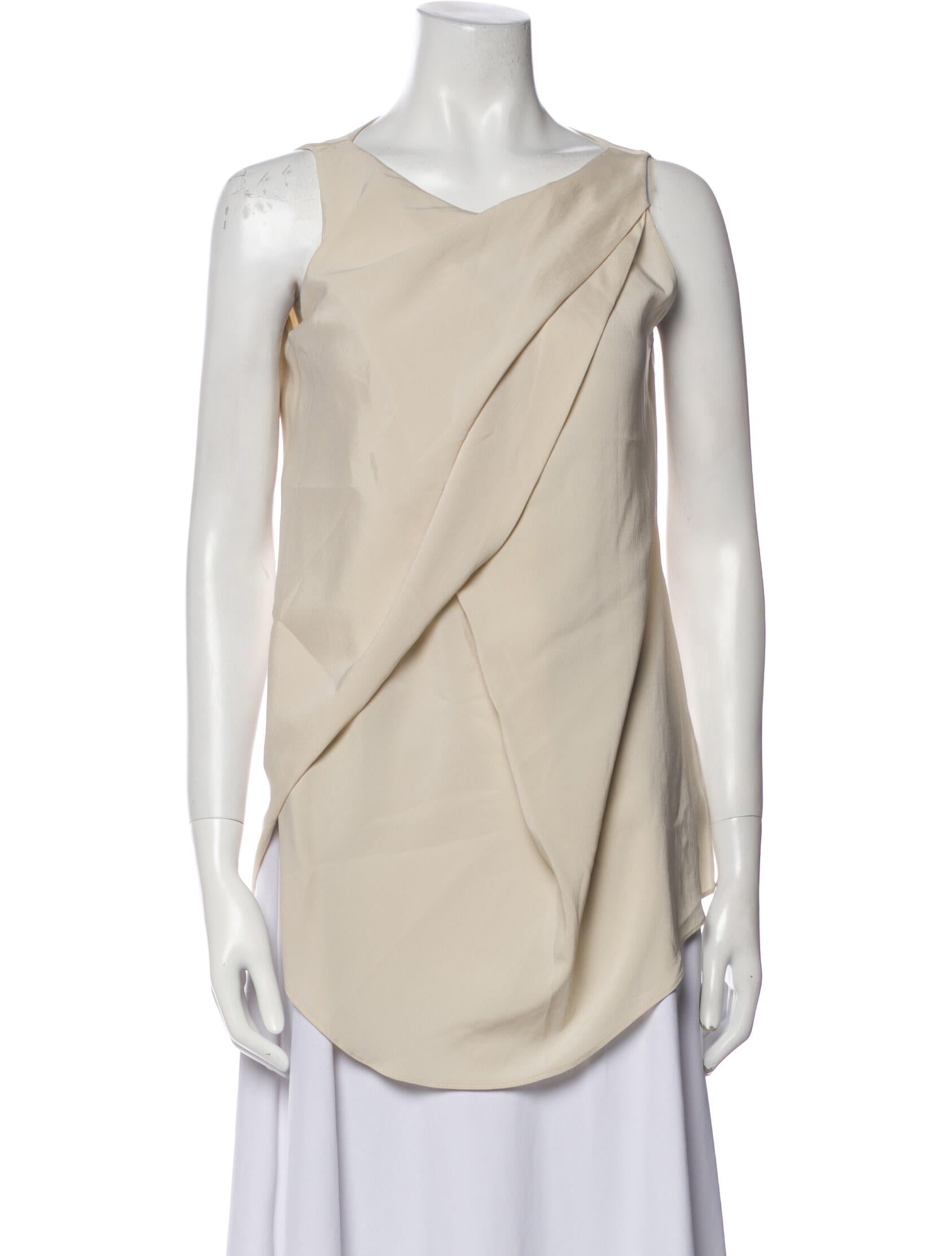 Brunello Cucinelli Silk Cowl Neck Tunic