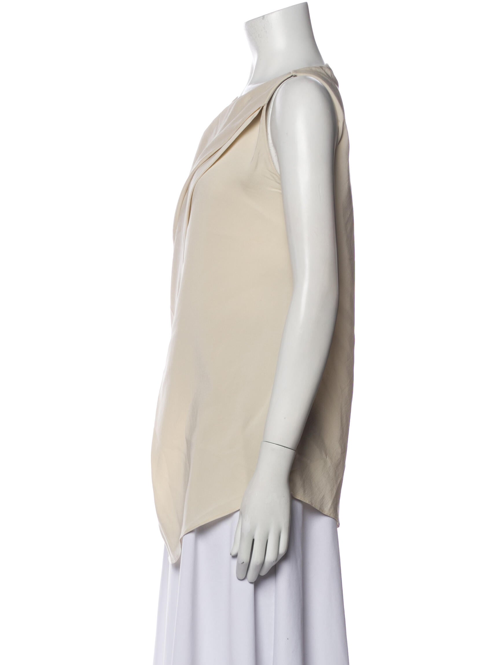 Brunello Cucinelli Silk Cowl Neck Tunic