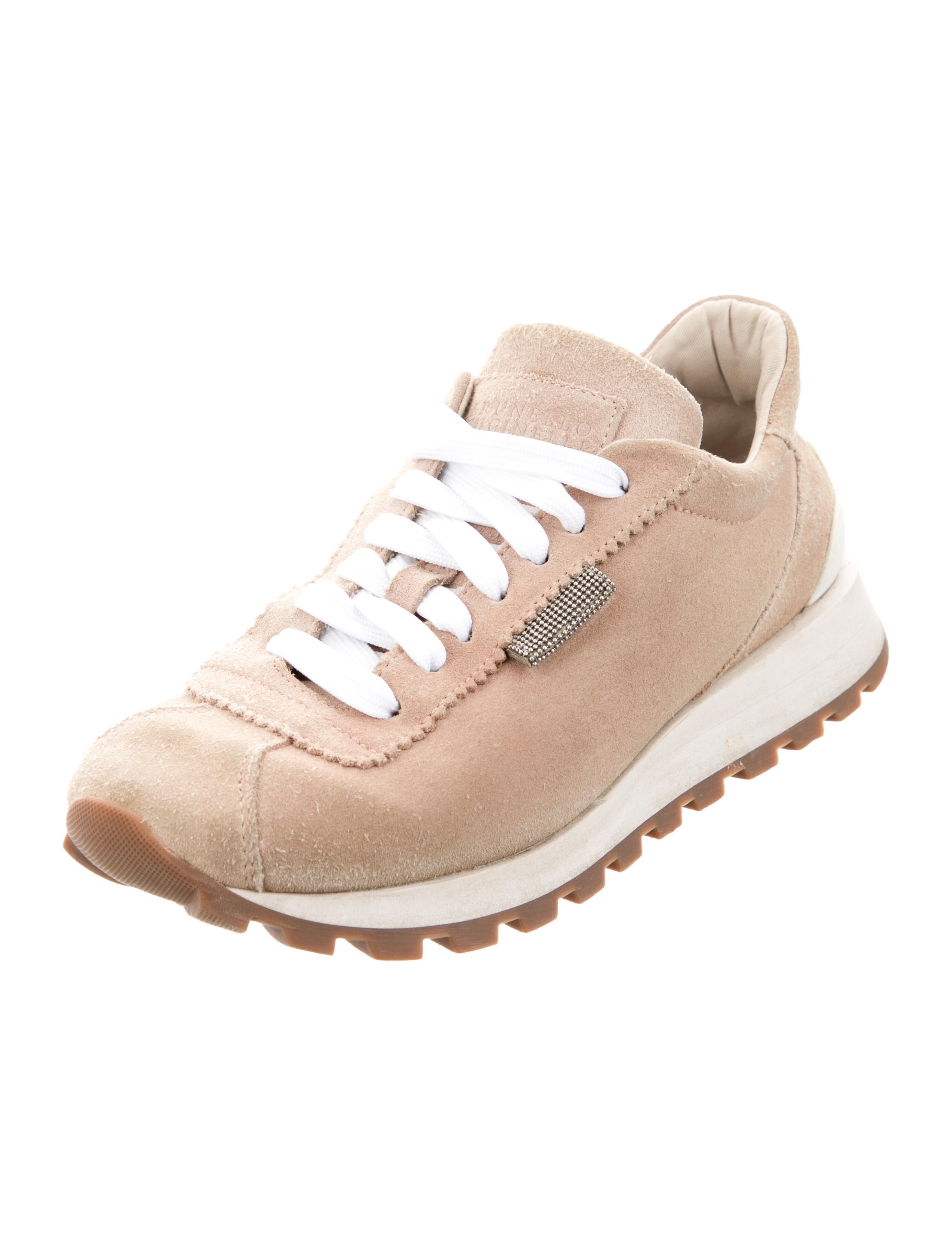 Brunello Cucinelli Monili Suede Sneakers